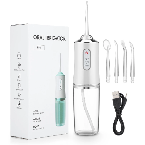 📣IRRIGADOR DENTAL LIMPIEZA ORAL RECARGABLE